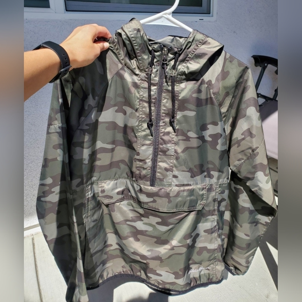 Eddie Bauer Camo Anorak Jacket